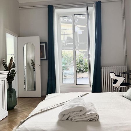Superbe Appartement De 105 M2, Hyper Centre Avec Terrasse, Parking, A 5 Min De La Mer Nizza Exterior foto