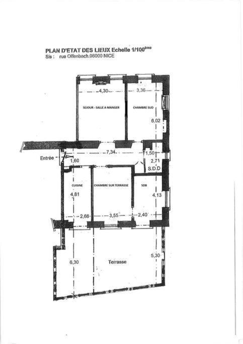 Superbe Appartement De 105 M2, Hyper Centre Avec Terrasse, Parking, A 5 Min De La Mer Nizza Exterior foto